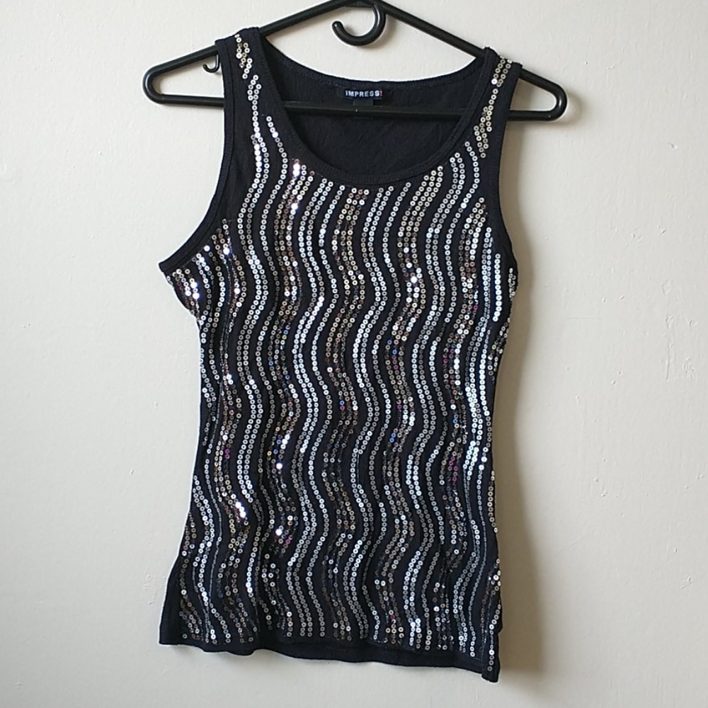 3/$35 Sequins tank top